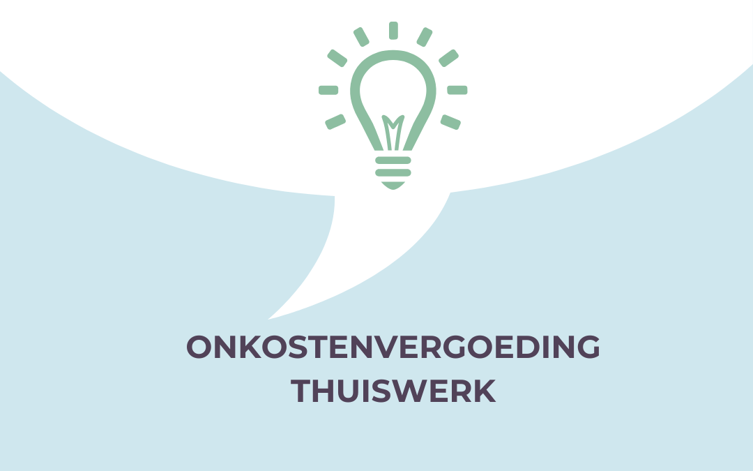 Onkostenvergoeding thuiswerk