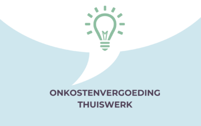 Onkostenvergoeding thuiswerk