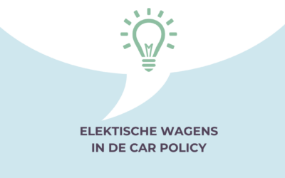 Elektrische wagens in de car policy
