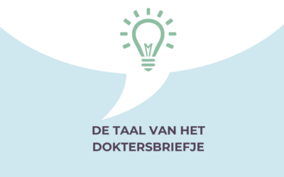 De taal van het doktersbriefje