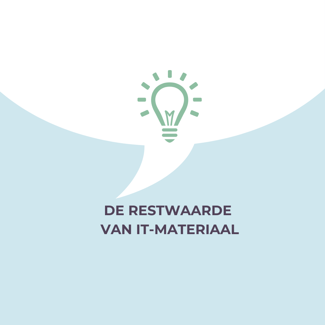 Over de restwaarde van IT-materiaal
