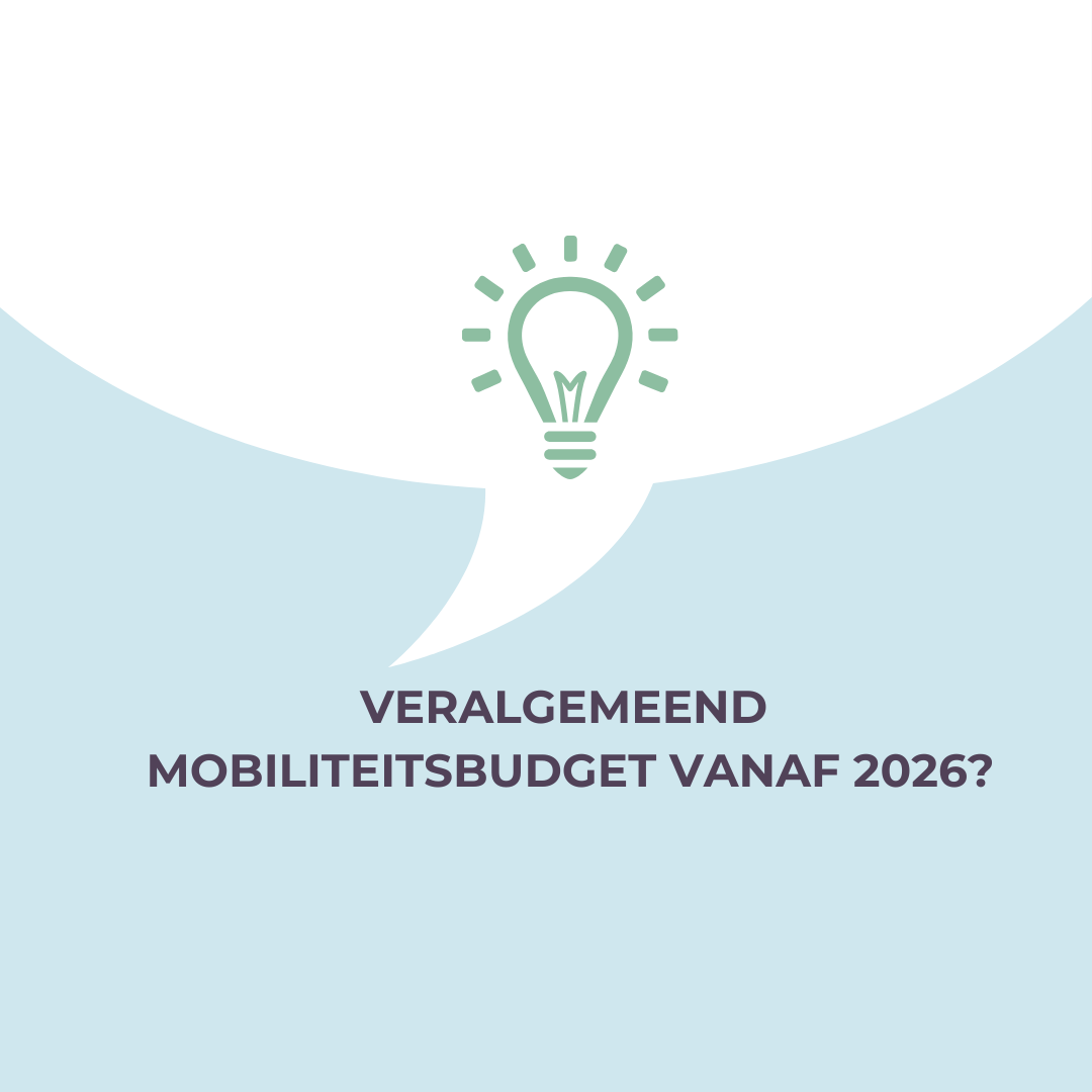Veralgemeend mobiliteitsbudget vanaf 2026